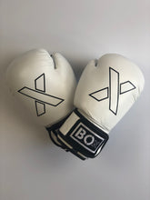 White Leather Boxing Gloves